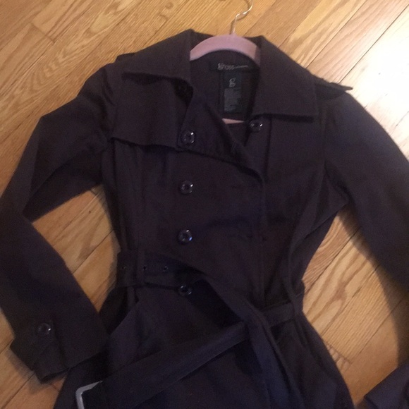 Espresso Brown Grass Collection Trench Coat - Picture 4 of 8